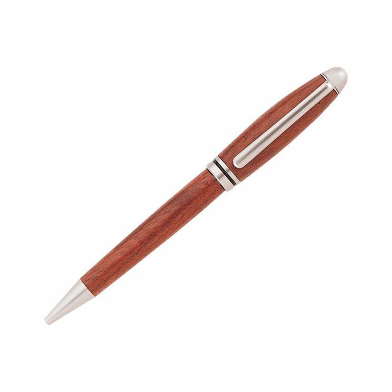 European Style Ballpoint Pen Kit - Finish:Satin Nickel - Pieces:1-Piece